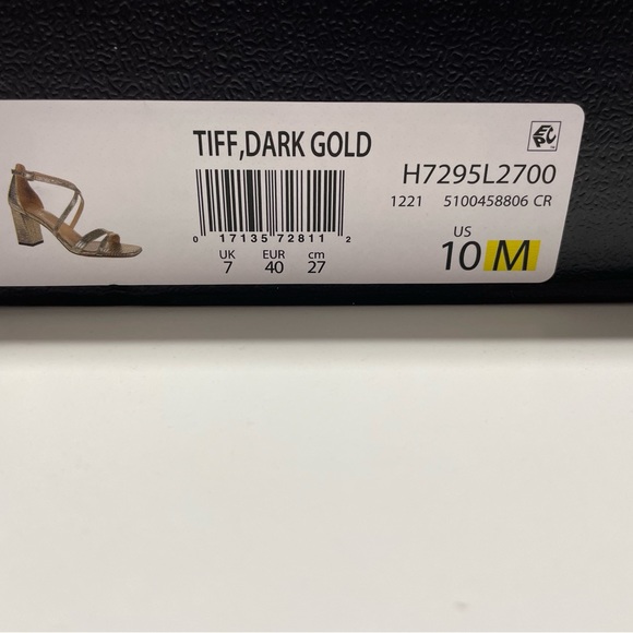 New Naturalizer Naturalizer-Tiff Sandal. Gold - Picture 2 of 6